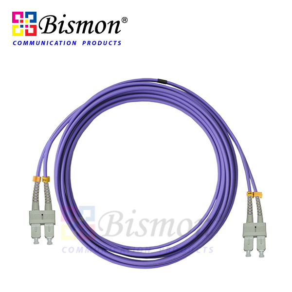 SC-SC-Patch-Cord-Fiber-optic-Duplex-Fiber-optic-Multi-Mode-50-125um-OM4-2-3-5-10-Meters